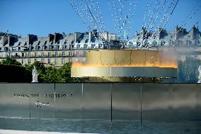 Olympic Cauldron In The Tuileries Gardens - Paris