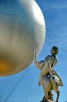 Olympic Cauldron In The Tuileries Gardens - Paris