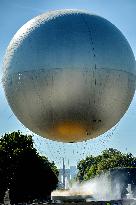 Olympic Cauldron In The Tuileries Gardens - Paris