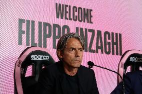 CALCIO - Serie B - Filippo Inzaghi new coach Palermo Calcio - Press Conference