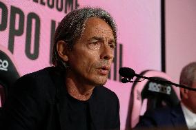CALCIO - Serie B - Filippo Inzaghi new coach Palermo Calcio - Press Conference
