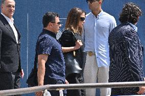 Rania of Jordan At Venice Airport