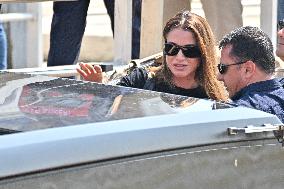 Rania of Jordan At Venice Airport