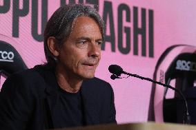 CALCIO - Serie B - Filippo Inzaghi new coach Palermo Calcio - Press Conference