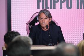 CALCIO - Serie B - Filippo Inzaghi new coach Palermo Calcio - Press Conference