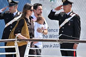 Prince Hussein At Venice Airport - Italy