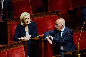 Debate At The National Assembly - Paris