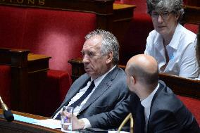 Debate At The National Assembly - Paris