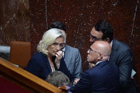 Debate At The National Assembly - Paris