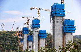 Qinglongjianhe Special Bridge Construction in Sanmenxia