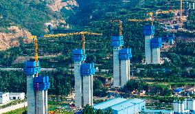 Qinglongjianhe Special Bridge Construction in Sanmenxia