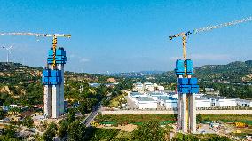 Qinglongjianhe Special Bridge Construction in Sanmenxia
