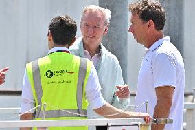 Eric Schmidt Former Google CEO At Venice Airport