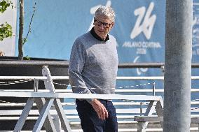 Bill Gates At Venice Airport - Italy