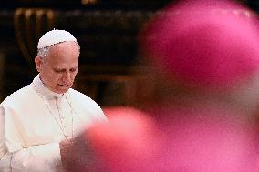 Pope Leo XIV Leads a Meditation as Part of Jubilee of Bishops - Vatican