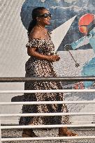 Nicole Avant And Ted Sarandos At Venice Airport