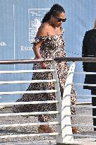 Nicole Avant And Ted Sarandos At Venice Airport