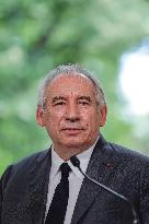 PM Bayrou Press Conference At Hotel De Matignon - Paris