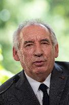 PM Bayrou Press Conference At Hotel De Matignon - Paris