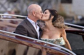 Jeff Bezos and Lauren Sanchez Leave Their Hotel - Venice
