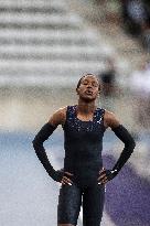 Kenya's Faith Kipyegon during the "Breaking4" event - Paris