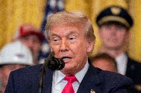 President Donald Trump hosts "One, Big, Beatuiful Event" in Washington, DC