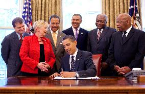 Obama Signs Civil Rights History Project Act