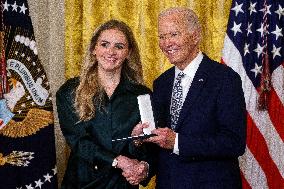 Biden Awards Presidential Service Medals
