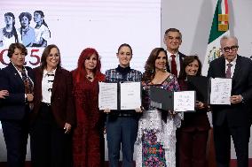 Mexican President Claudia Sheinbaum Meets Whit Gobernors - Mexico