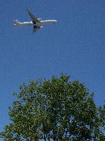Airport Traffic at Charles de Gaulle in Goussainville - France