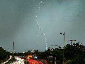 Illustration - Storm Over Paris Ring Road