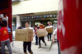 Donated Materials in Congjiang