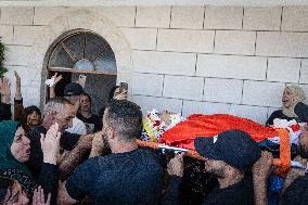 Funeral of Three Palestinians - West Bank