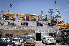 Funeral of Three Palestinians - West Bank