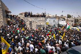 Funeral of Three Palestinians - West Bank
