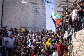 Funeral of Three Palestinians - West Bank