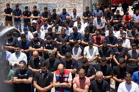 Funeral of Three Palestinians - West Bank