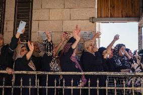 Funeral of Three Palestinians - West Bank