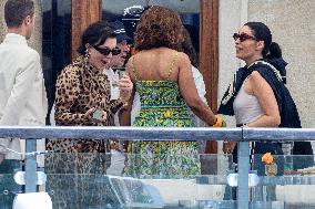 Chris Jenner, Orlando Bloom And Oprah Winfrey At Gritti Hotel - Venice
