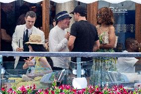 Chris Jenner, Orlando Bloom And Oprah Winfrey At Gritti Hotel - Venice