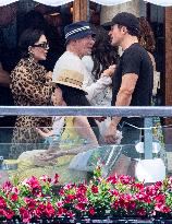 Chris Jenner, Orlando Bloom And Oprah Winfrey At Gritti Hotel - Venice