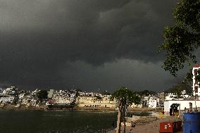 Monsoon Rain Clouds Illustrations - India