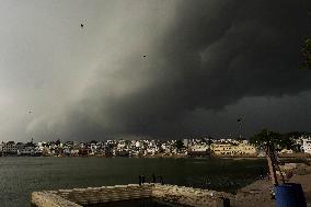 Monsoon Rain Clouds Illustrations - India