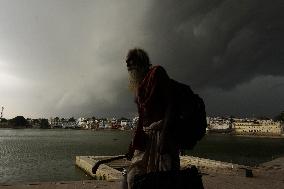 Monsoon Rain Clouds Illustrations - India