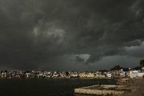 Monsoon Rain Clouds Illustrations - India