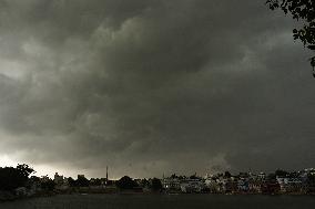 Monsoon Rain Clouds Illustrations - India