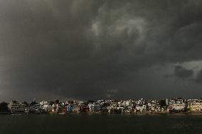 Monsoon Rain Clouds Illustrations - India