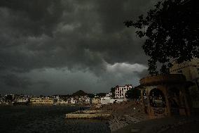 Monsoon Rain Clouds Illustrations - India