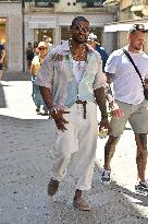 Usher Walking The Streets Of Venice