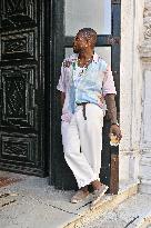 Usher Walking The Streets Of Venice